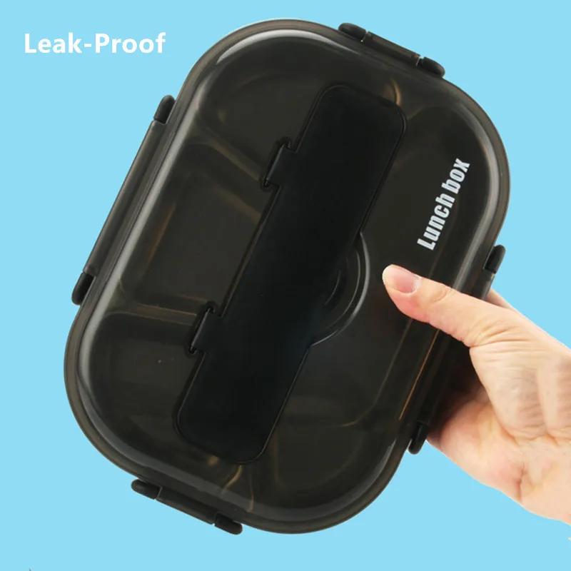 Leak-Proof Bento Box Dinnerware Set, 1300ml Food Container for Adult and Student, Stainless Steel 304, With Soup Bowl