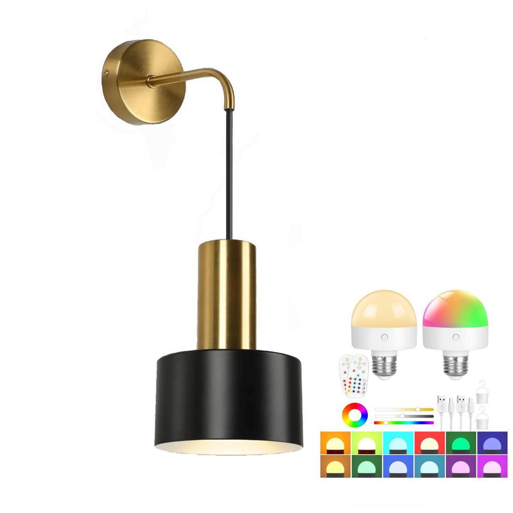 Wireless Battery-Powered Wall Light for Bedroom, Living Room, or Corridor