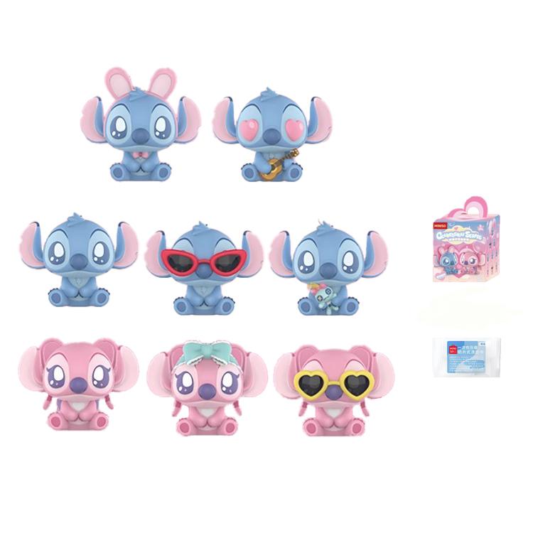 

MINISO x Disney Коллекция Признание в любви Стича Подвеска из флока Mystery Boxes Отдельная Mystery Box/Полная коробка 8 шт. Кукла