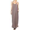 European and American Women's Clothing Solid Color Loose Pocket Long Dress, Vest Dress, Sexy Suspender Skirt