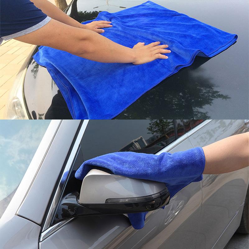 SEAMETAL 160x60cm Car Wash Towel 400GSM Microfiber High Water Absorption Cleaning Towels Thickened Soft Car Washing Drying Cloth