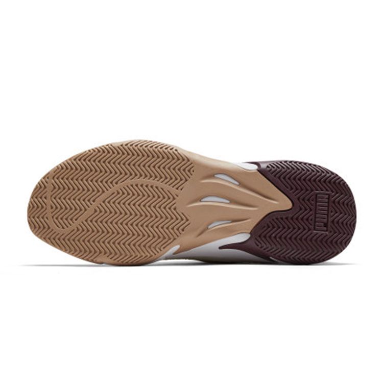 Puma Storm Comfortable Versatile Sports Retro Low-Top Dad Shoes Women Sneaker White Brown 372409-01