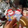 50PCS/set Cartoon Santa Lollipop Holder Penguin Penguin Card Insert  New Year