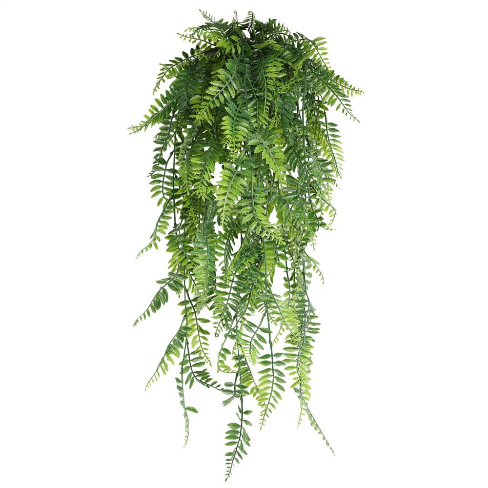 

90cm Persian fern Leaves Vines Home Room Decor Hanging Artificial Plant Plastic Leaf Grass Wedding Party Wall Balcony Decoration