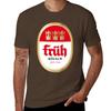 T-shirt Kolsch Fruh per ragazzi bianche ad asciugatura rapida moda coreana abbigliamento per uomo