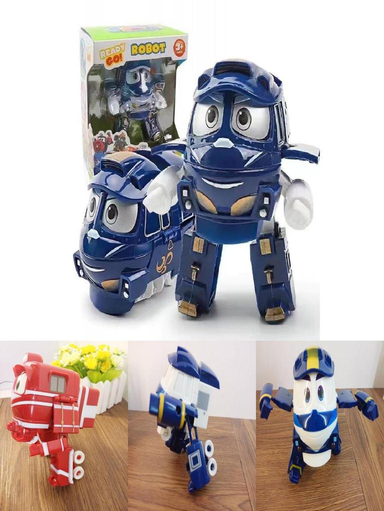 Robot Trains Rt Kay Transformer Train Figure Korean Animation Toy For Kids