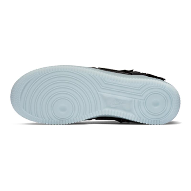 Nike Air Force 1 Mid Utility Black Half Blue Sneaker AQ9758-001