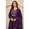 Women Embroidery Solid A-Line Kurta and Pant Set with Dupatta Set