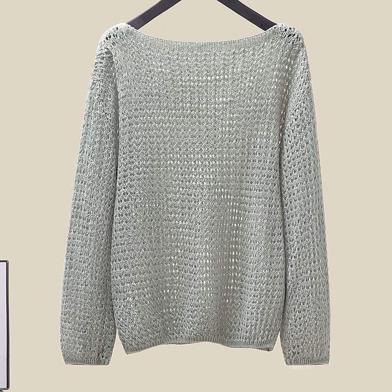 Women's Loose Fit Hollow-Out Knit Sweater