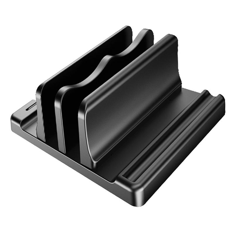 Vertical Laptop Stand, Laptop Holder With Adjustable Dock, ABS Single/Dual Slots Computer Holder Compatible With Tablet, Book