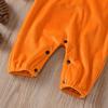 Infant & Toddler Halloween Pumpkin Onesie Romper for Boys & Girls
