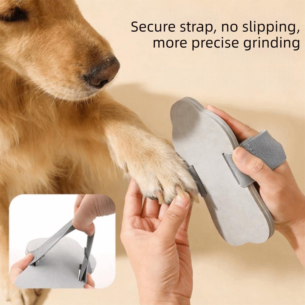 Adjustable Strap Dog Nail File Board Manual Cat Nail Scraper Pet Grooming Cleaning