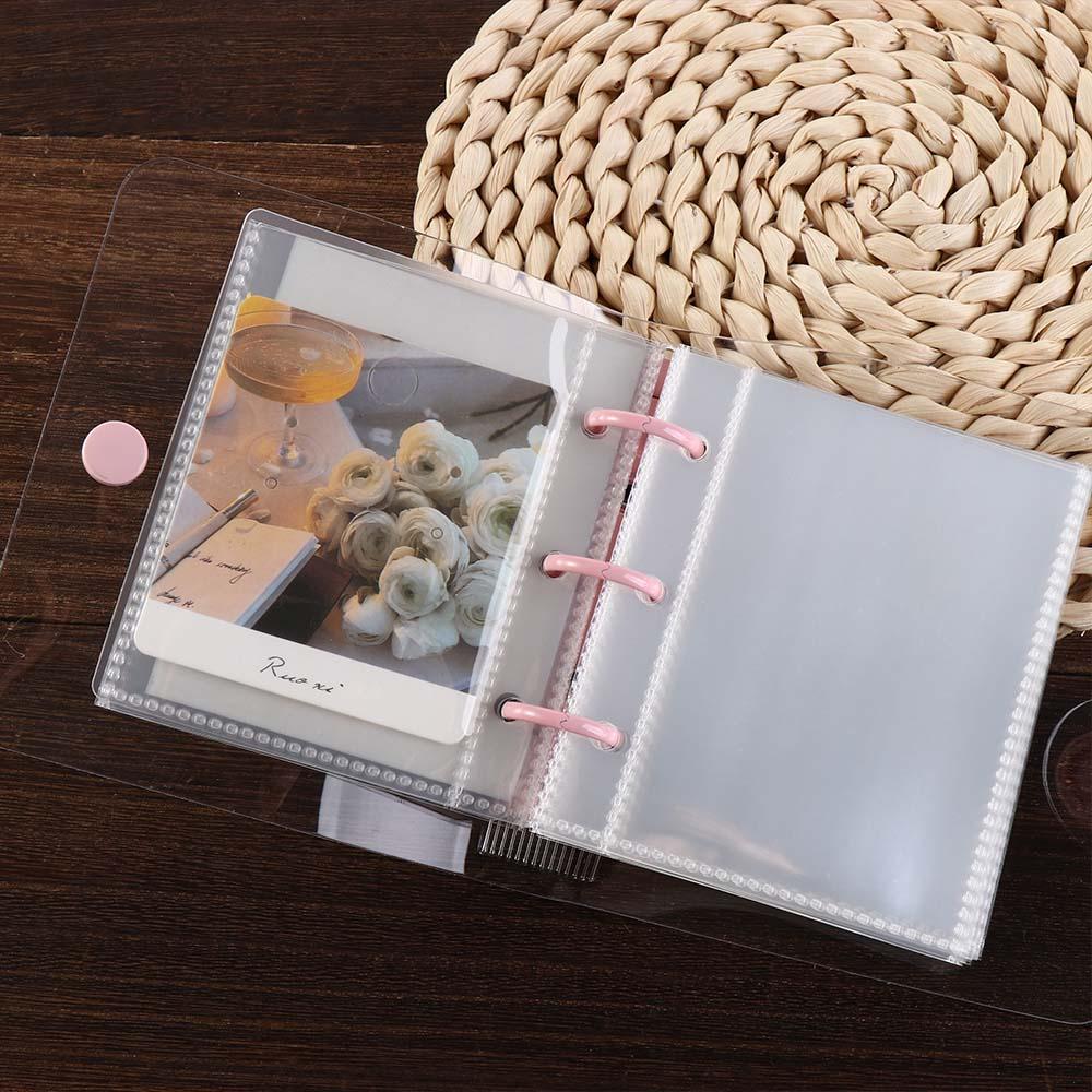 Button Closure Envelope Savings Challenges Book PVC Cash Envelope Wallet Planners Kids