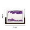 Walnut Wood Frame Sandscape Moving Sand Art Picture 3D Hourglass Quicksand Square Flowing Sand Painting Office Home Decor Gifts