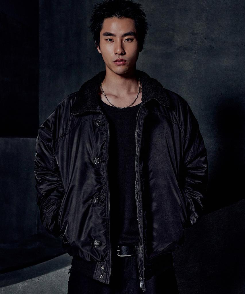 Nomanual K.L Bomber Jacket - Black