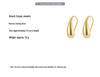 Cui Yan S999 Silver Korean Minimalist Water Drop Ear Hooks for Women - Trendy Cross-Border Ins Hot Earrings