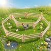 Farm Animal Miniature Set: Horse, Sheep, Cattle, and Pigsty Fences for Kids' Playhouse