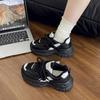 Women Trendy Color-blocked Brand Design Thick-soled Sneakers  New Fashion Lace-up Mesh Breathable Tennis Shoes Mujer Zapatos
