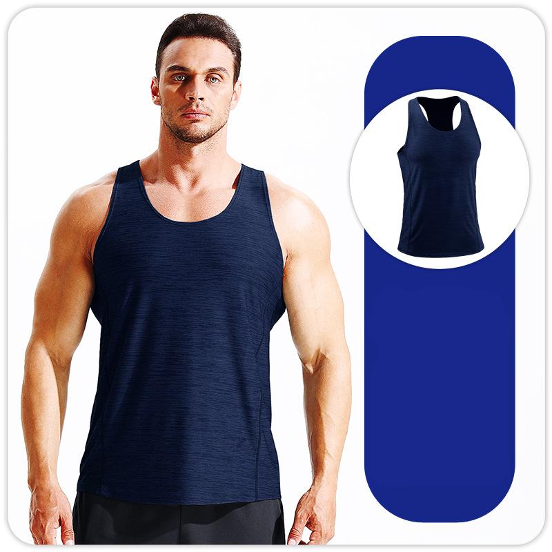 Male Running Vest Sleeveless Jacket Compression Shirt Quick Drying Sports Singlet Fitness Gym Training Tank Tops M L XL XXL 3XL 4XL