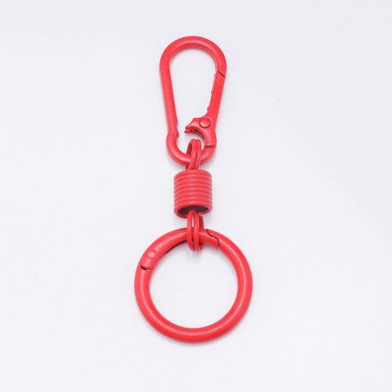 Ağır Hizmet Metal Karabina Anahtarlık Taşınabilir Hafif Kemer Sırt Çantası Asma Anahtarlık Outdoor Araba Ev Anahtarları Halkası Klips Tutucu Düzenleyici