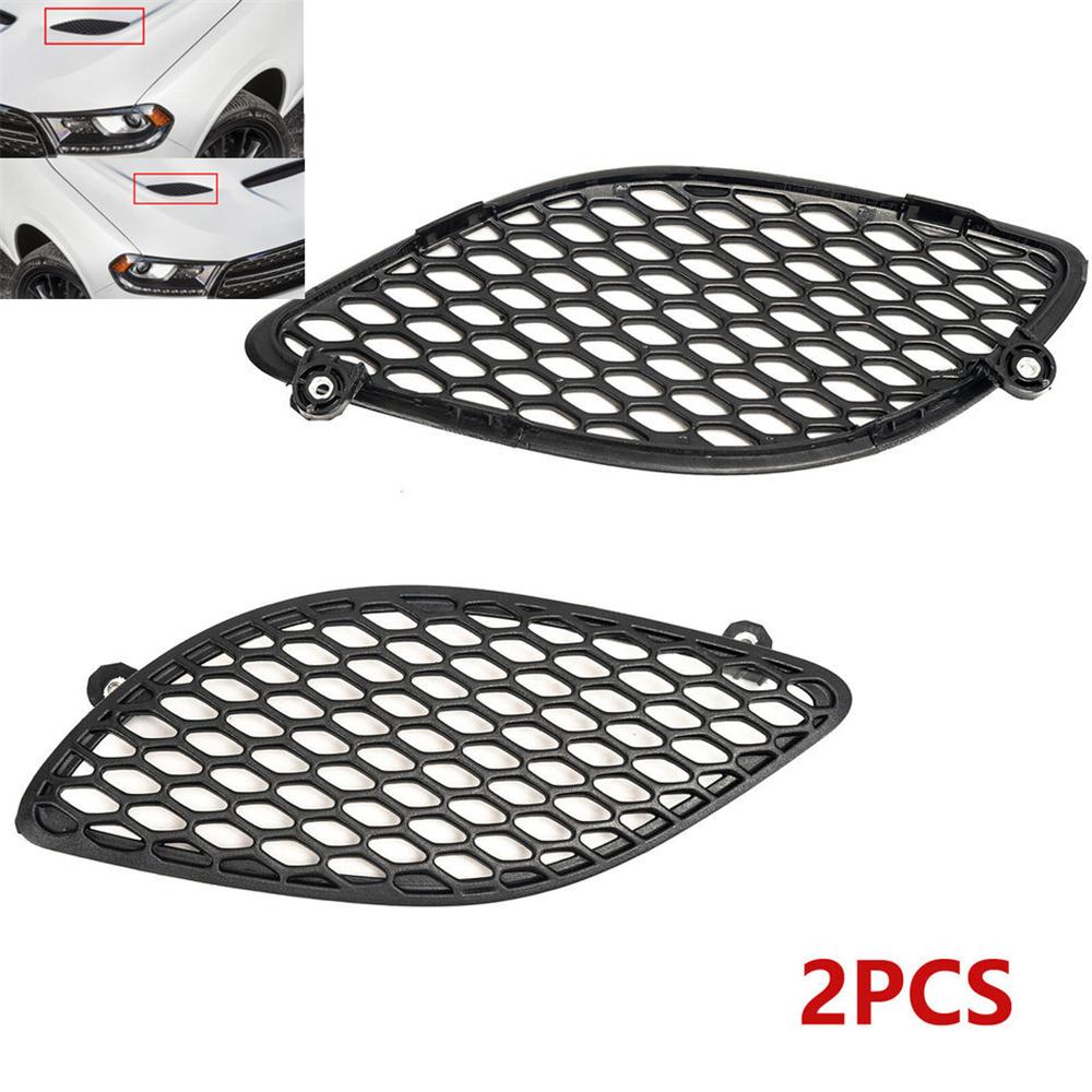 For 2018-2020 Dodge Durango Front Left & Right Side Hood Panel Bezel Grille Pair