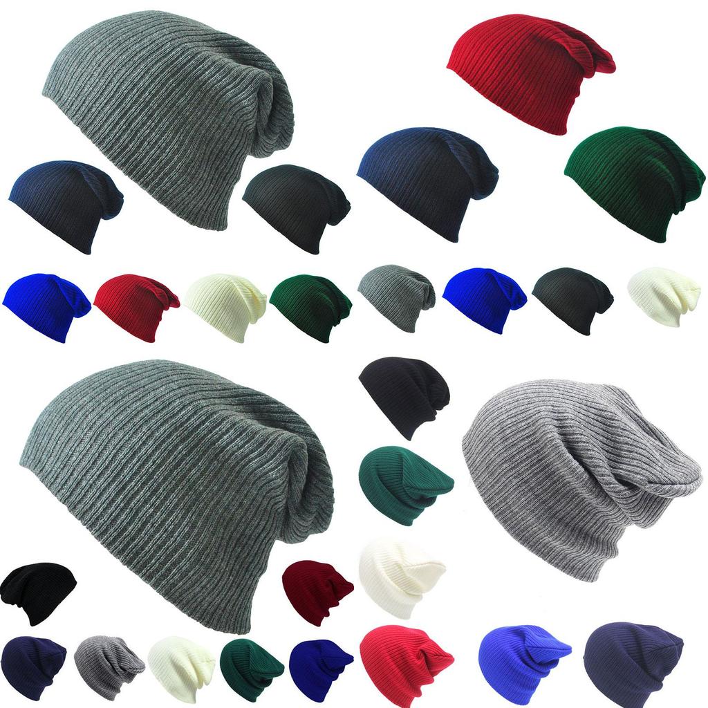 Stylish And Cozy Unisex Winter Beanie Hat With Rib-knit Construction