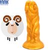 Simulation Snail Penis Female Masturbation Device Golden Anal Plug Adult Sex Toys