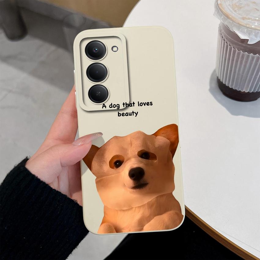 Premium Protective Case For Redmi 15 10 11 15C 12C 10C Note 14 Pro Plus 14S Beautiful Brown Leaf Patterns Liquid Silicone Phone Cover For Redmi Casing