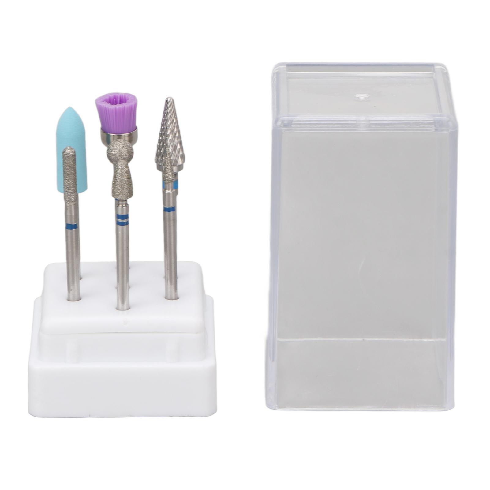 

Набор из 7 шт. сверл для ногтей из нержавеющей стали, портативные профессиональные сверла для быстрого удаления ногтей