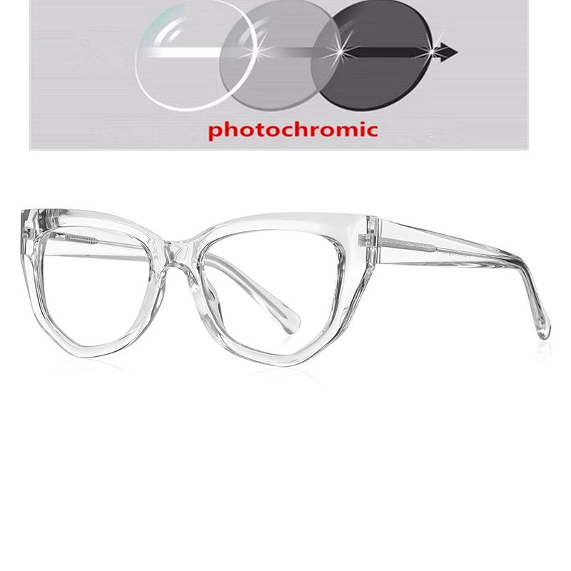 0 -0.5 -0.75 To -6.0 Anti Blue Light Cat Eye Nearsighted Glasses For Women Fashion  Hyperopia Eyeglasses Power +0.5 To +4.0