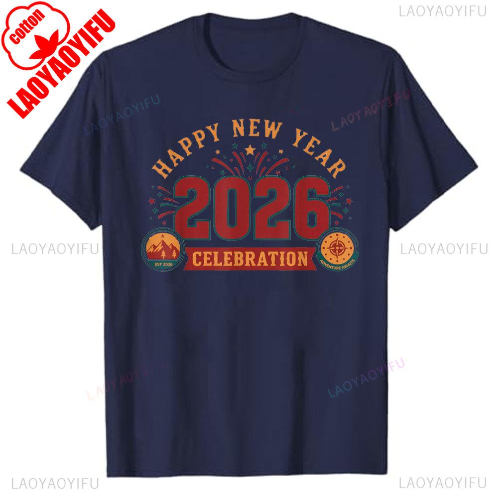 

Bonne Hello 2026 Horse Et Aventure Vous Happy Lunar New Year Attendent Adult TShirt High Quality Cotton Printed Tshirt Tops S