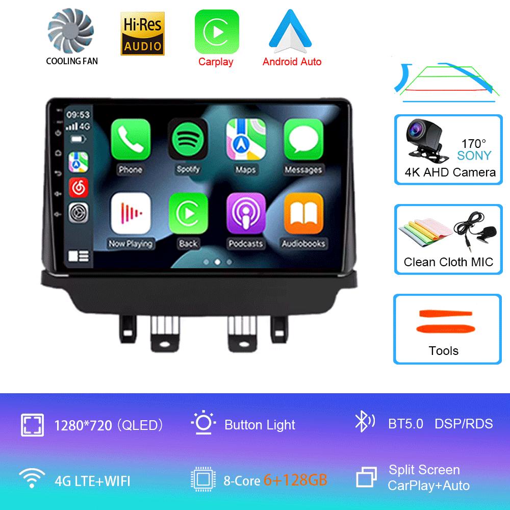 For Mazda CX-3 CX3 Mazda 2 DK 2014-2021 CarPlay IPS DSP Android 14 Car Radio GPS Multimedia Player Navigation 2000*1200P HU DVD