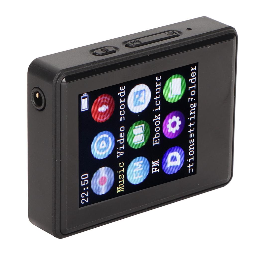 MP3 Player Bluetooth 5.0 1.77 Inch Screen HiFi Recording Electric Book Photo Portable MP3 MP4
