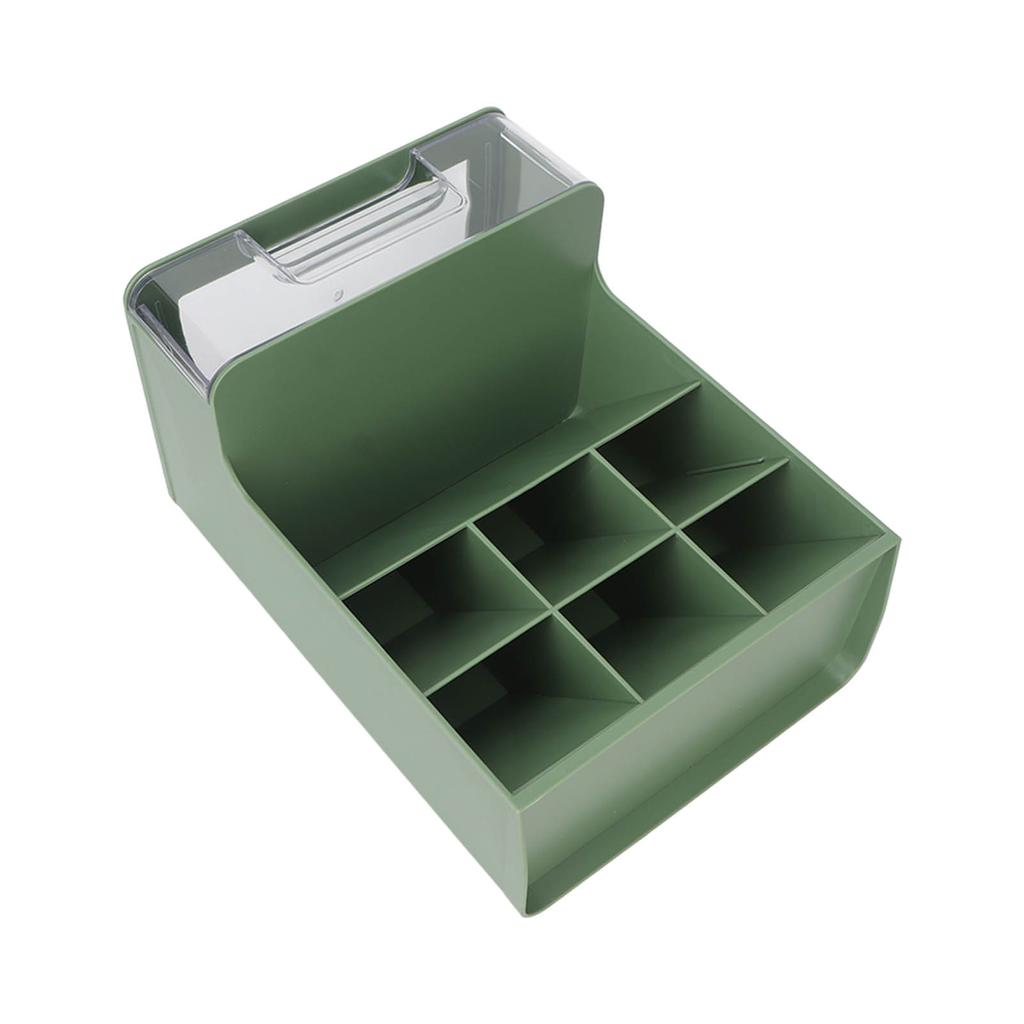 Storage Box Oblique Plug in Design Large Capacity Plastic Pen Holder   Desk Storage Rack