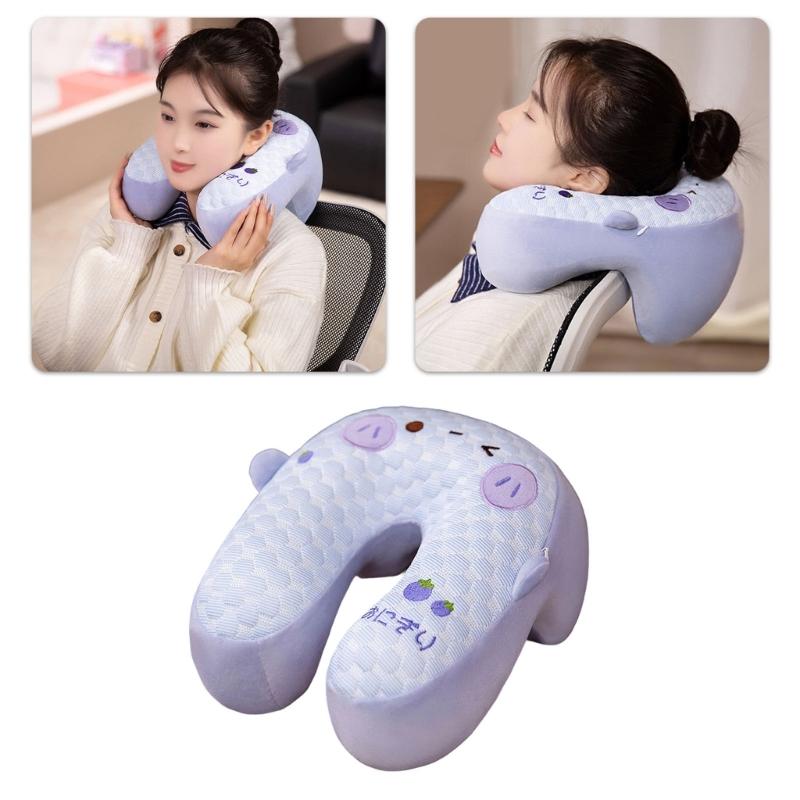 Baby Head And Neck Support U Shape Cushion Memory Foams Neck Pillow For Car Seats Ensuring Safety Comfort During Travel