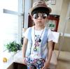 Children's Student Sunglasses Men and Women Color Reflective Sunglasses Toad Mirror Cute Baby Kids Sun Glasses