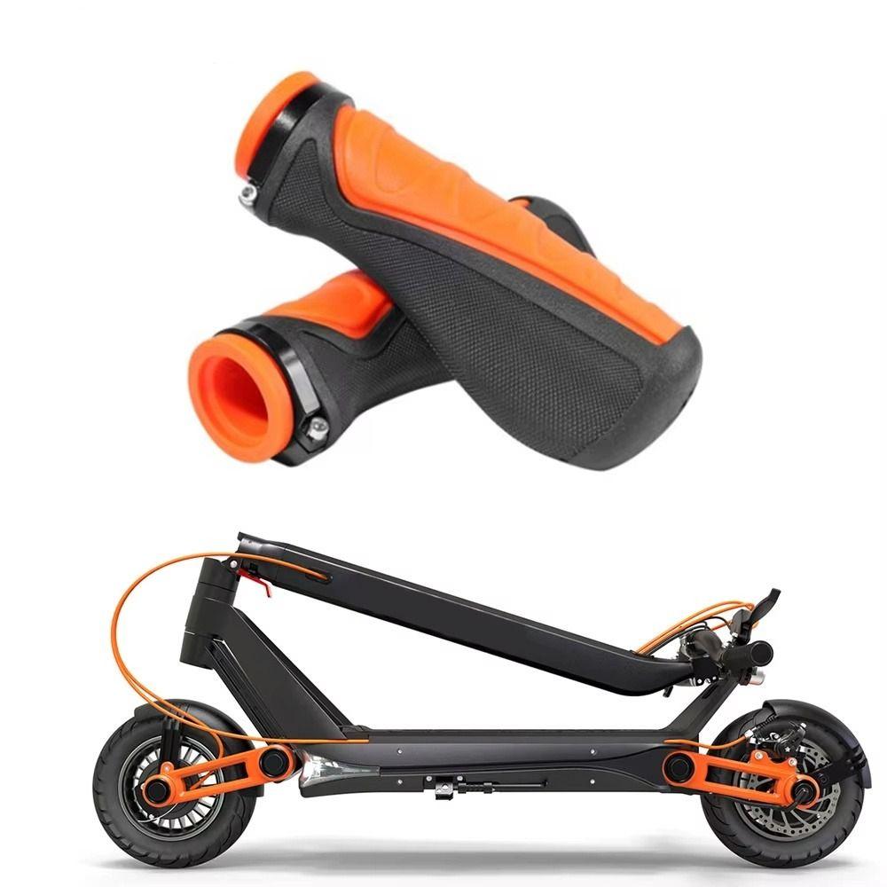 Orange Black Bicycle Handlebar Soft Rubber Electric Scooter Handlebar  Outdoor Sports