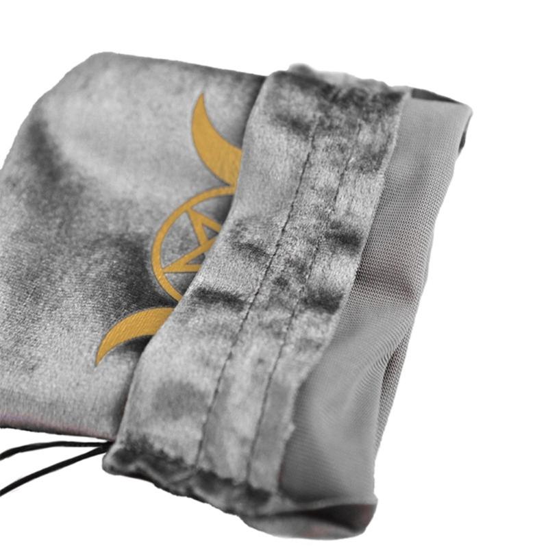 Board Game Cards Drawstrings Bag Tarot Card Flannel Bag Jewelry Pouches Oracles Card Organizers Witchcrafts Supplies
