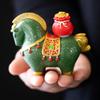 Tea Table Decoration Horse Miniature Chinese Style Zodiac Horse Ornaments Desktop Ornament  Office