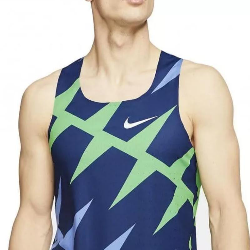 Nike Pure Color Pattern Logo Sleeveless Vest Men Tops Blue CZ1030-492