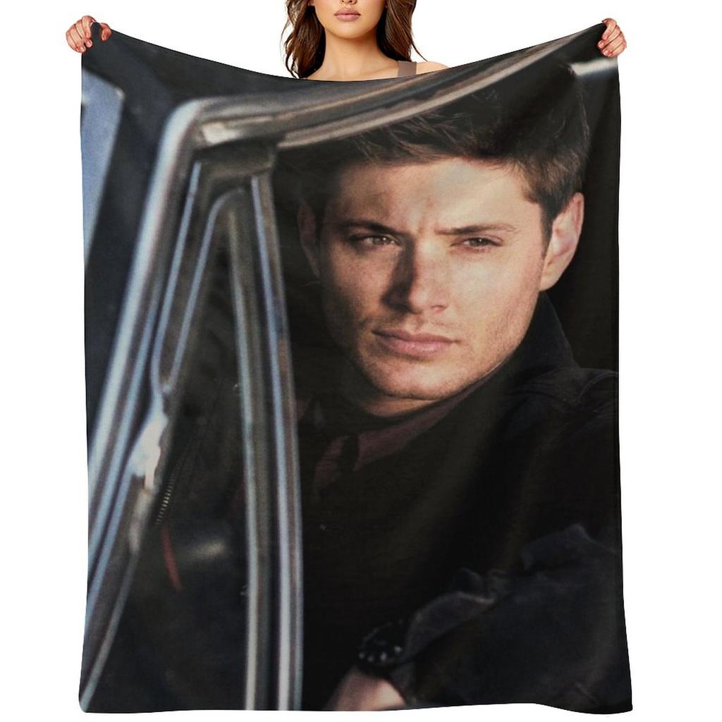 jensen ackles Throw Blanket Flannel Fabric for babies For Baby manga Blankets