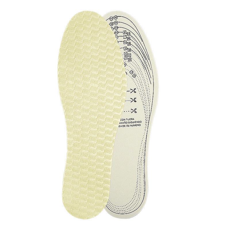 Men's and Women's Casual 3MM Sports Insoles: Sweat-Absorbing, Cut-to-Fit, Embossed Non-Woven Fabric, Latex Insoles