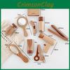 Wooden Simulation Funny Cosmetics And Hairdressing Props Children Set Toy
