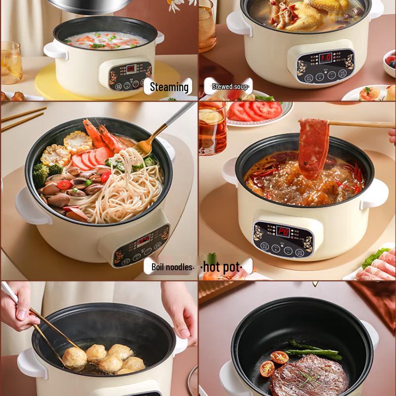 Multi-functional Electric Cooker with Steamer
