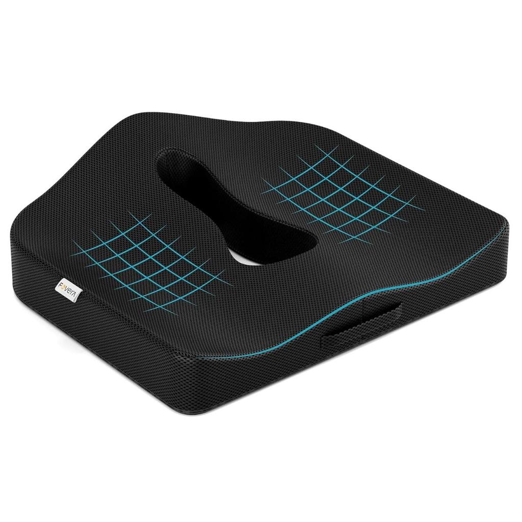 Ergonomic Memory Foam Coccyx Seat Cushion – Designed for Enhanced Seating Comfort and Posture Support