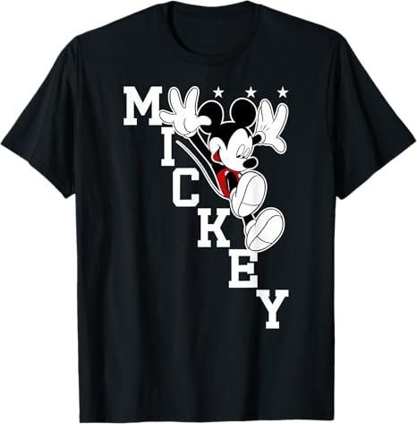 Mickey Mouse Captain Black TShirt S