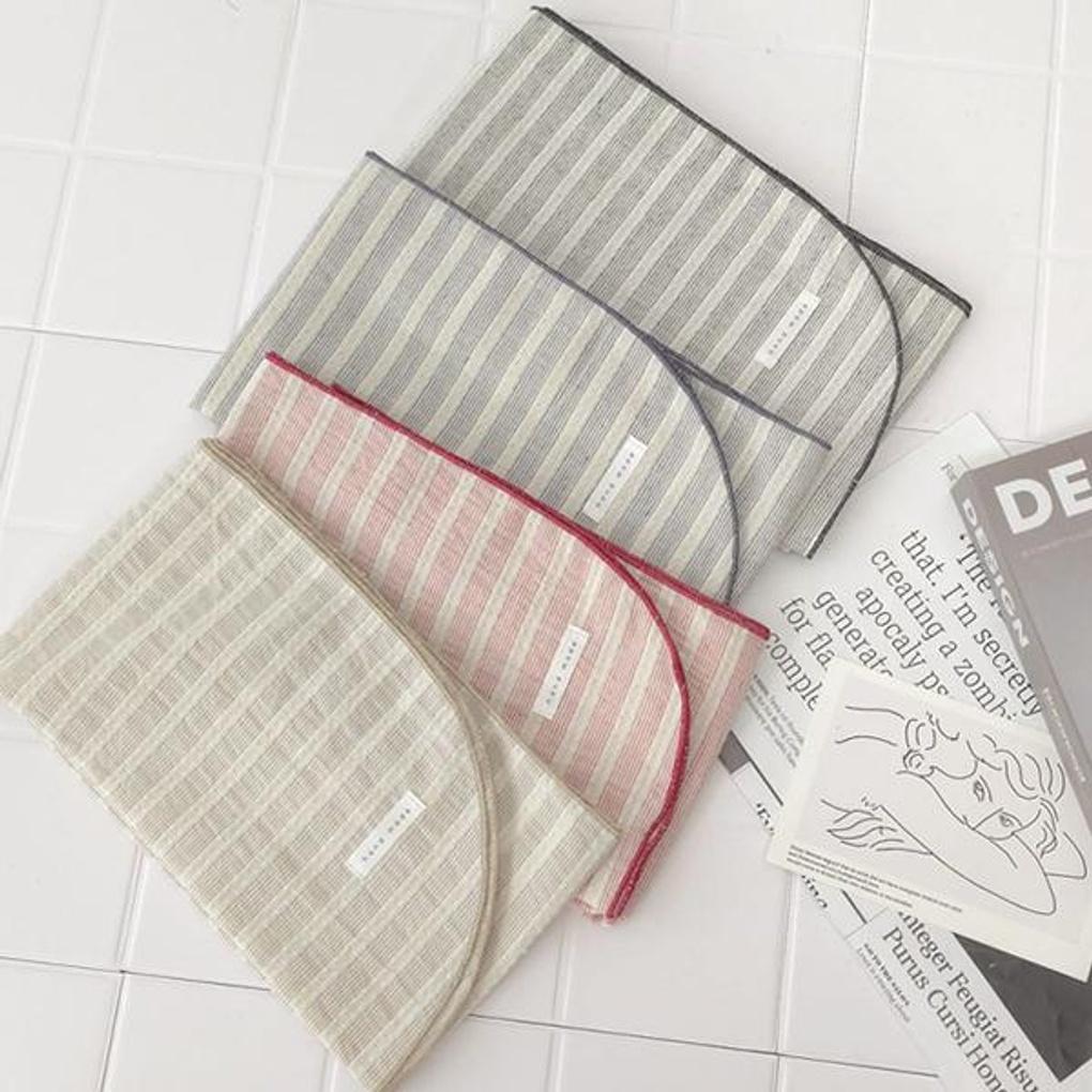 Elkate Women s Long Square Cotton Scarf Spring/Autumn Striped Muffler LNM264