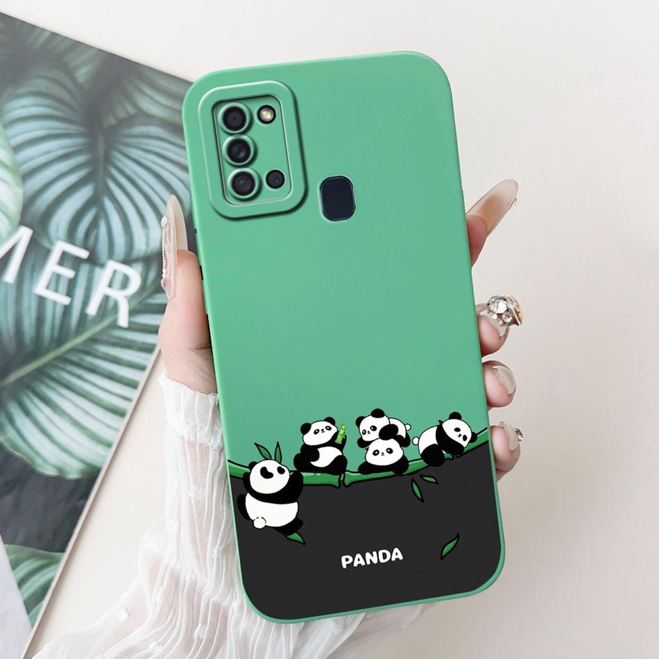 For Samsung Galaxy A21s Case Samsung A21S A 21S SM-A217F Elegant Printing Soft Silicone Camera Protective Shockproof Phone Cases