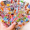 6/12/24 Pezzi Adesivi 3D a Bolle Stile Animale Cartone Animato Adesivi Giocattolo per Bambini Riutilizzabili per Regalo di Compleanno Natale Capodanno per Bambini TMZ