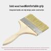 1/8-Inch Thick Bristle Paint Brush with Wooden Handle for Wall Painting, Graffiti, and Dust Cleaning